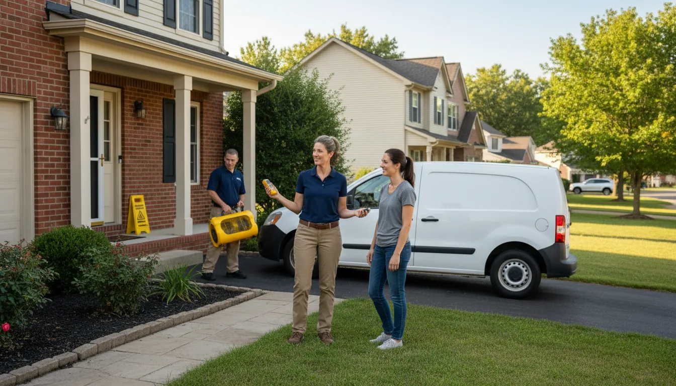 Residential water damage restoration in Skull Valley, AZ